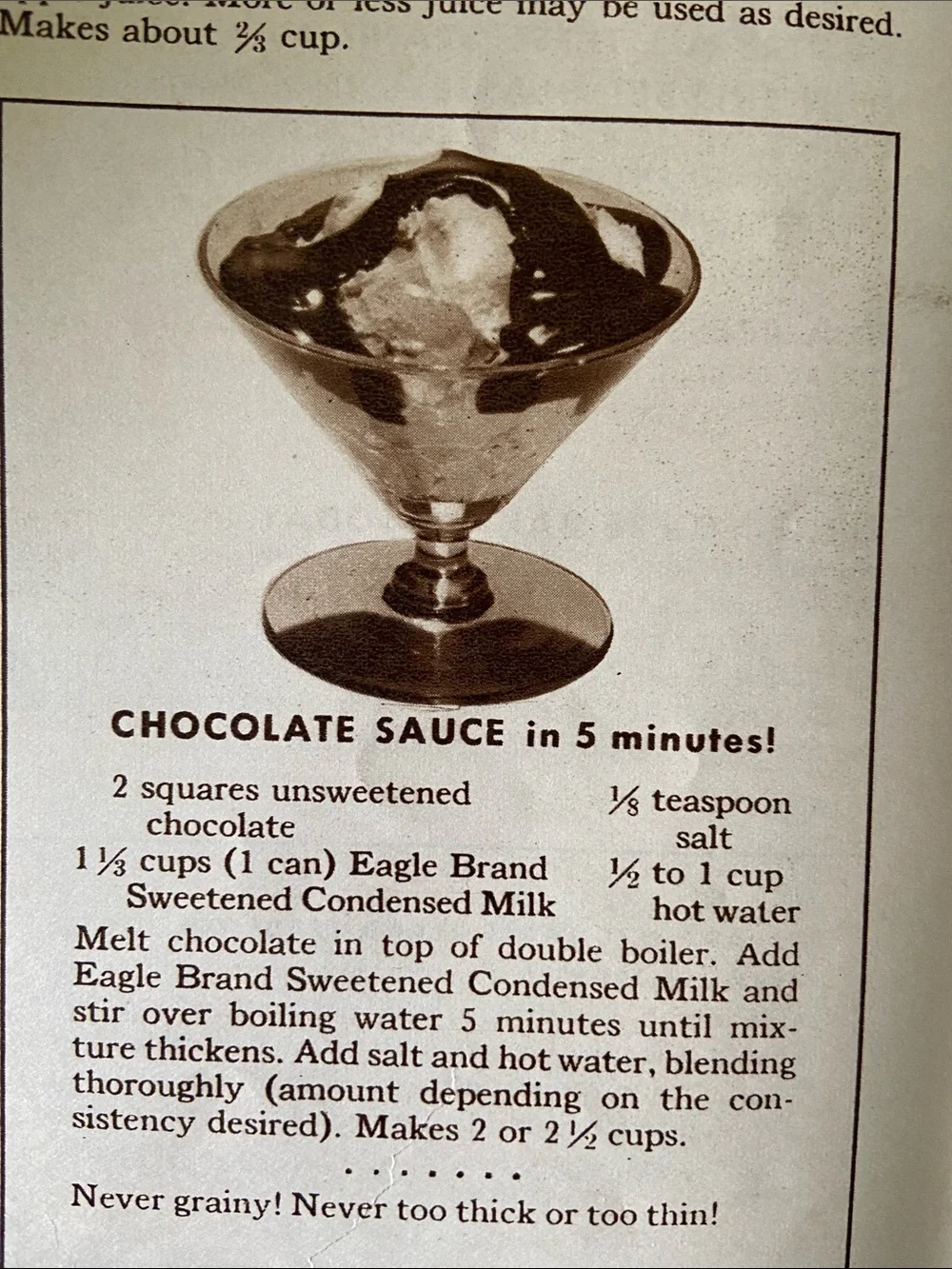 Vintage Cookbook baking recipe book Eagle Brand advertising advertisement bake